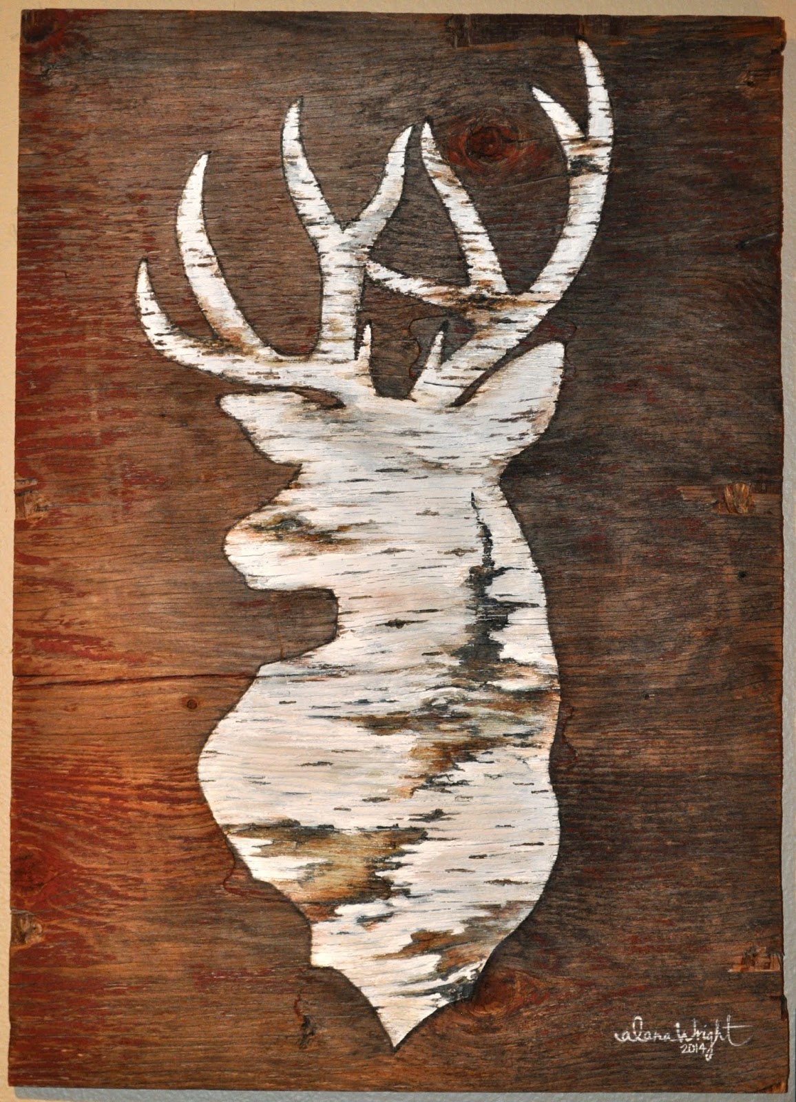 ALANA WRIGHT fine art Inspired by Birch Bark