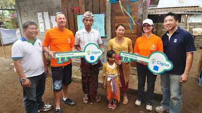 Cigna Bangun Rumah Sehat di Buleleng Bali