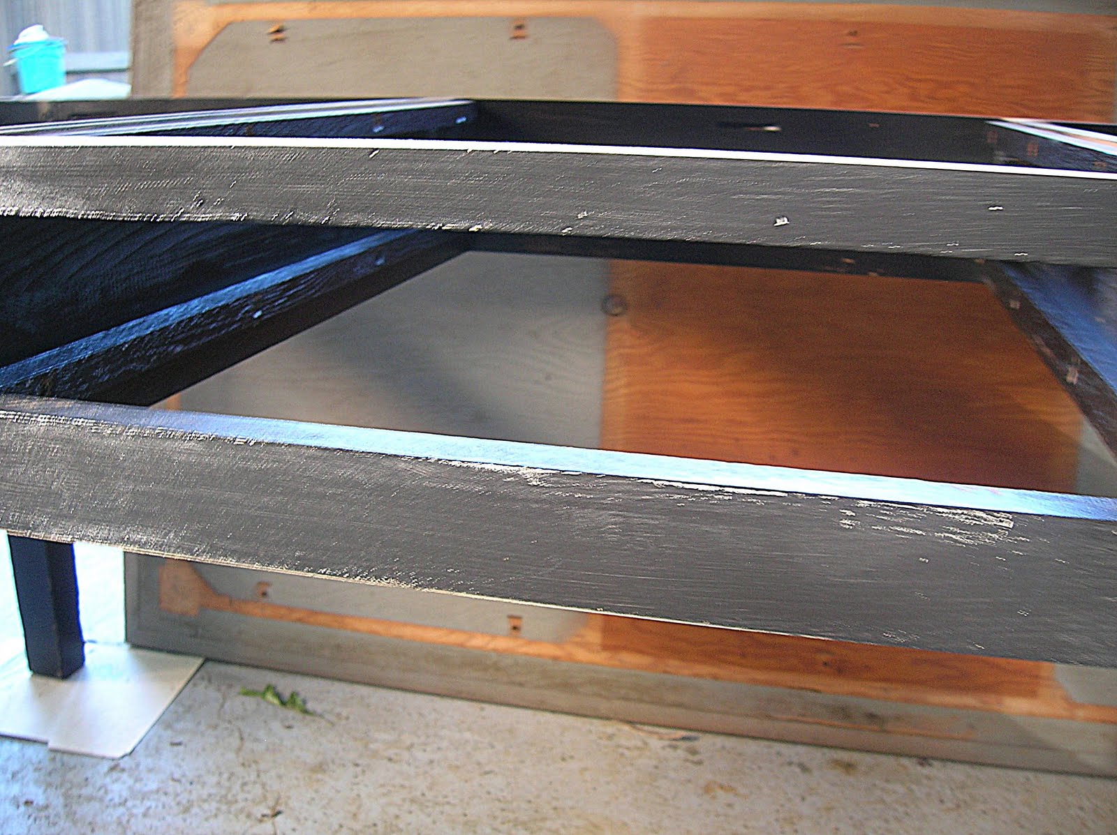 Storm Cloud Nine Desk Turned Dining Table