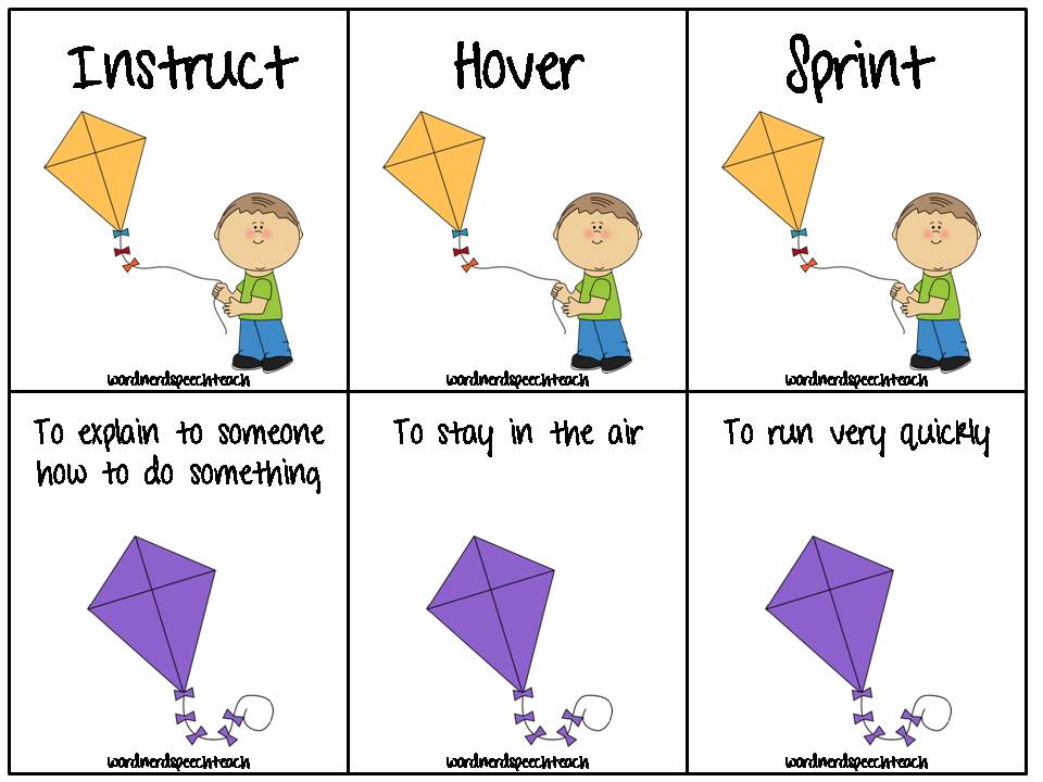 Word Nerd Speech Teach Up, Up and Away!