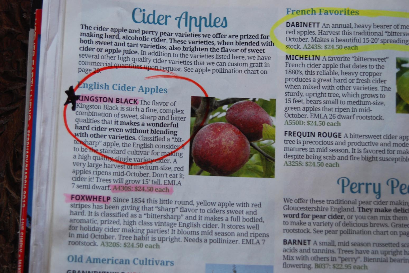 Applegarth Farm Fruit Tree Order