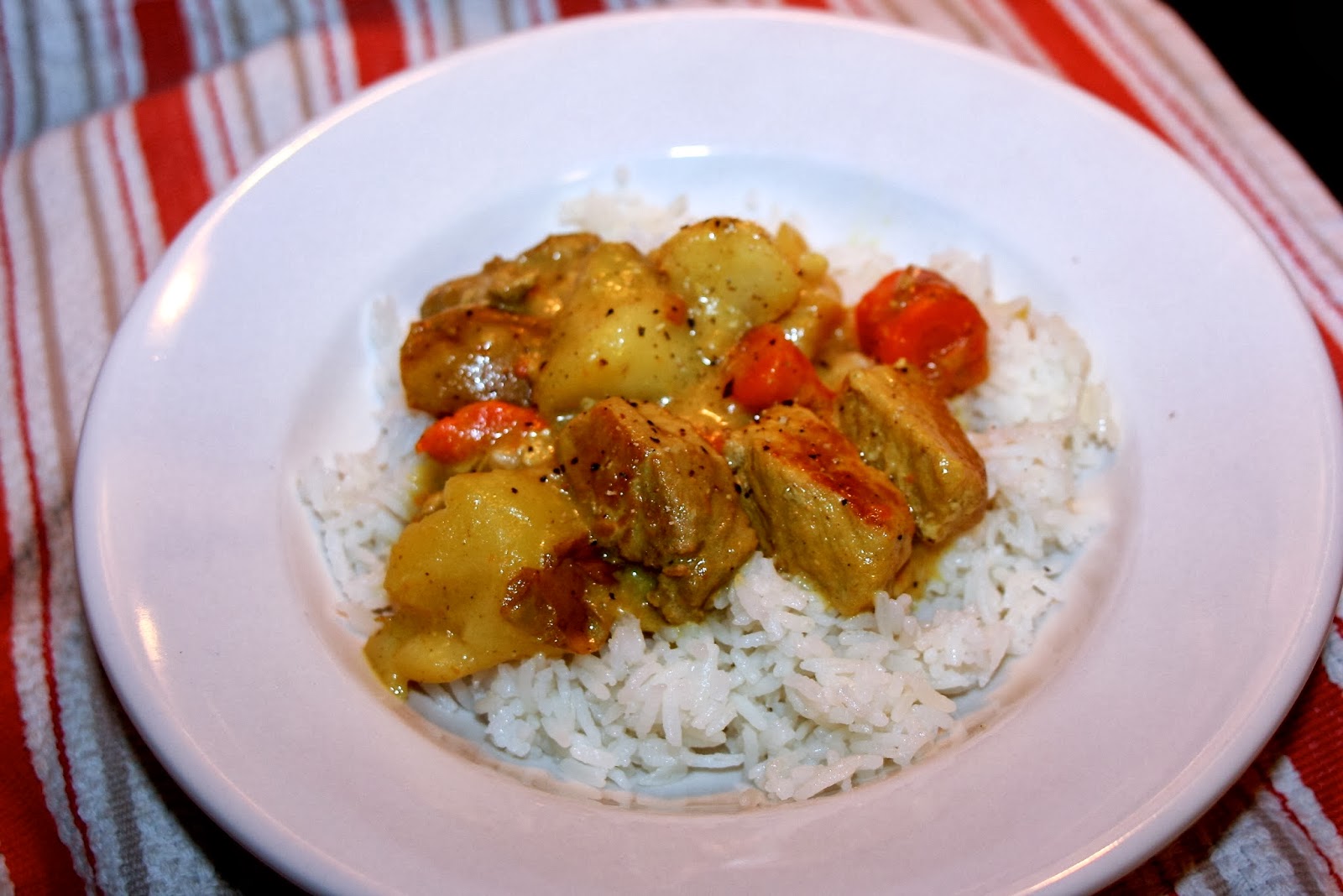 Crockpot Curry Pork Foodie Friday Simple Living and Eating Crockpot