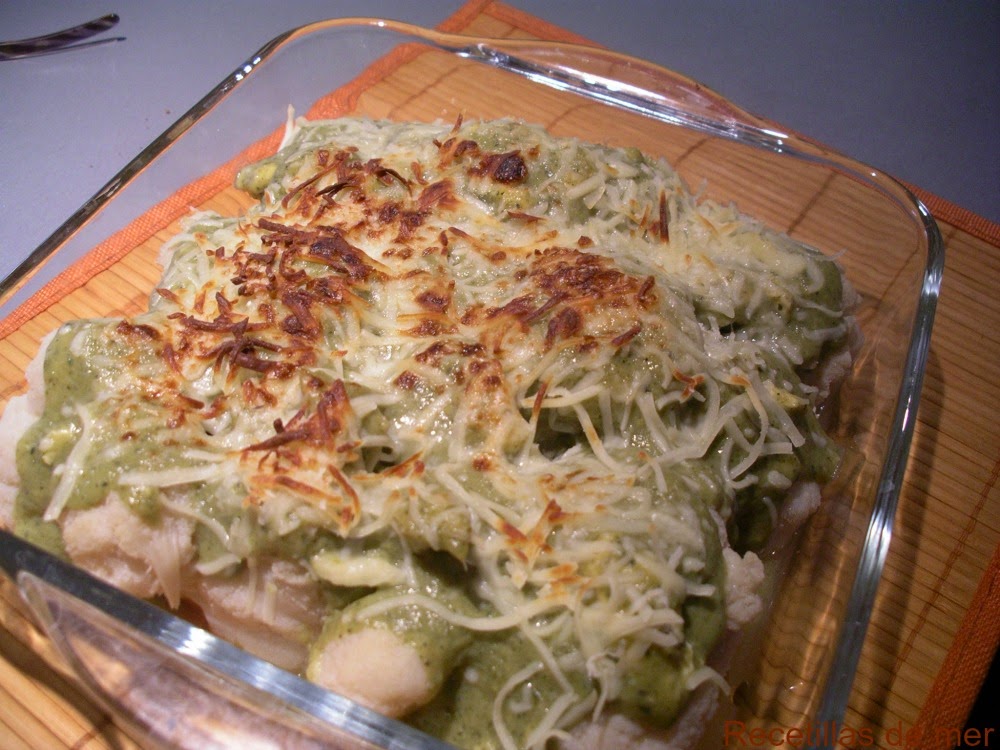 Recetillas de Mer: Coliflor con bechamel de calbacin Recetillas de Mer: Coliflor con bechamel de calbacin