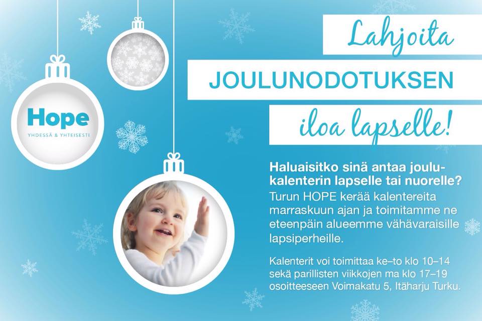 hope ry joululahjat