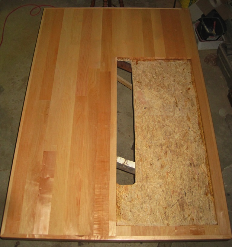 Bob's Maple Countertop Project Finito! Island Counter Top Completed