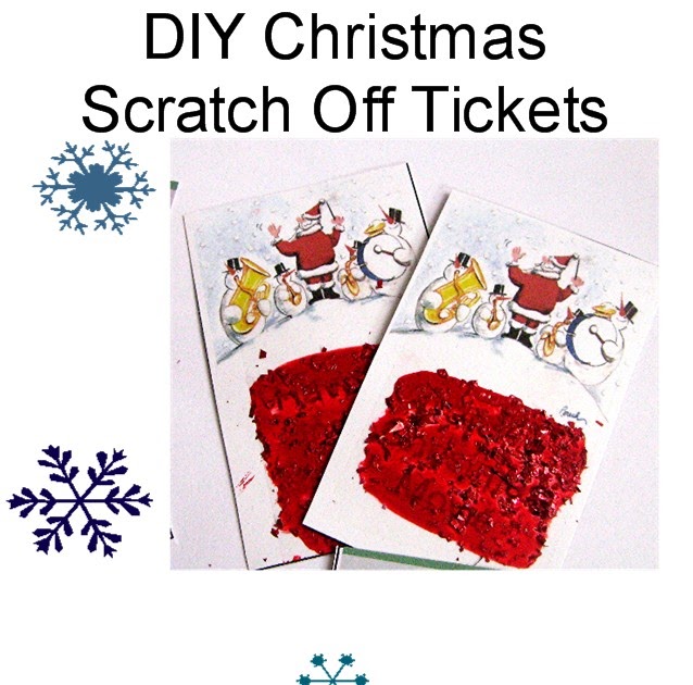 IndiPatterns: DIY Christmas Lottery Tickets