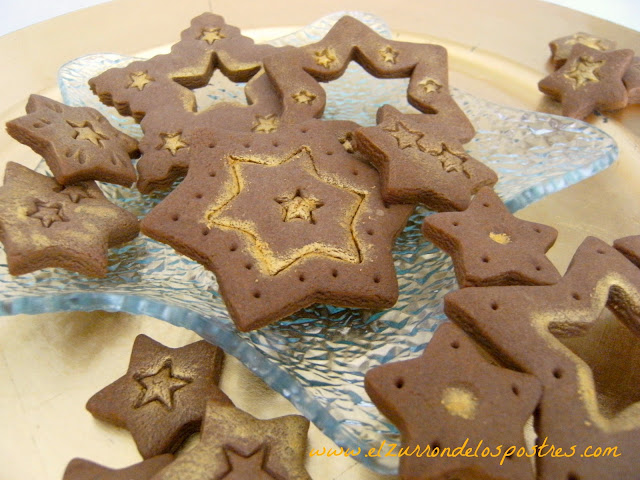 Galletas Estrellas Doradas. Día 7 Calendario De Adviento'12