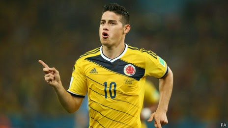Rodriguez Raih Sepatu Emas Rodriguez Raih Sepatu Emas