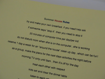 summer house rules