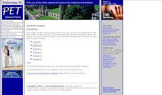 ESL Activities: PET Speaking Practice