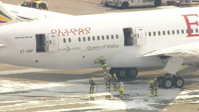 Firefighters respond to ET-AOP incident at Heathrow