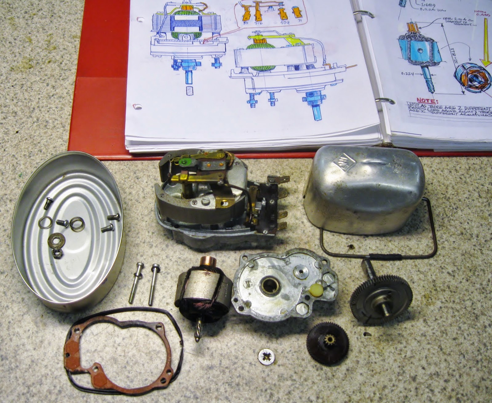 SAAB JOURNAL VOLVO 544 WINDSHIELD WIPER MOTOR REBUILD
