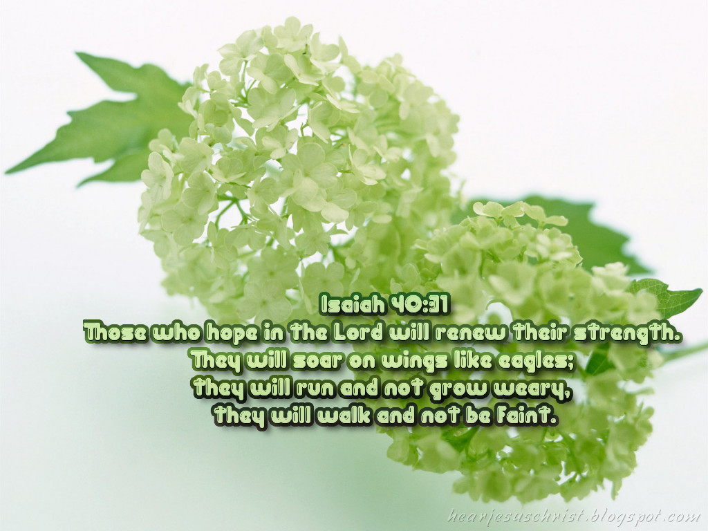 Christian Wallpapers: Bible Verse Wallpaper - Isaiah 40:31
