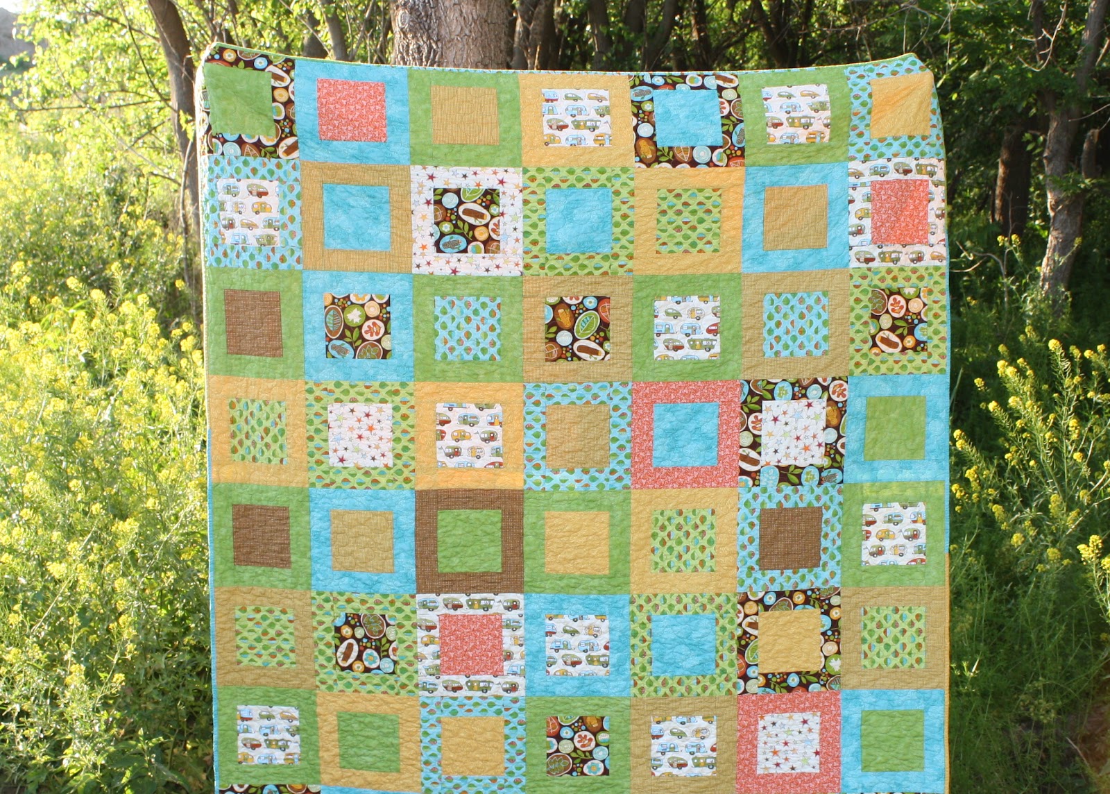 Holly and Olive Camping Quilt