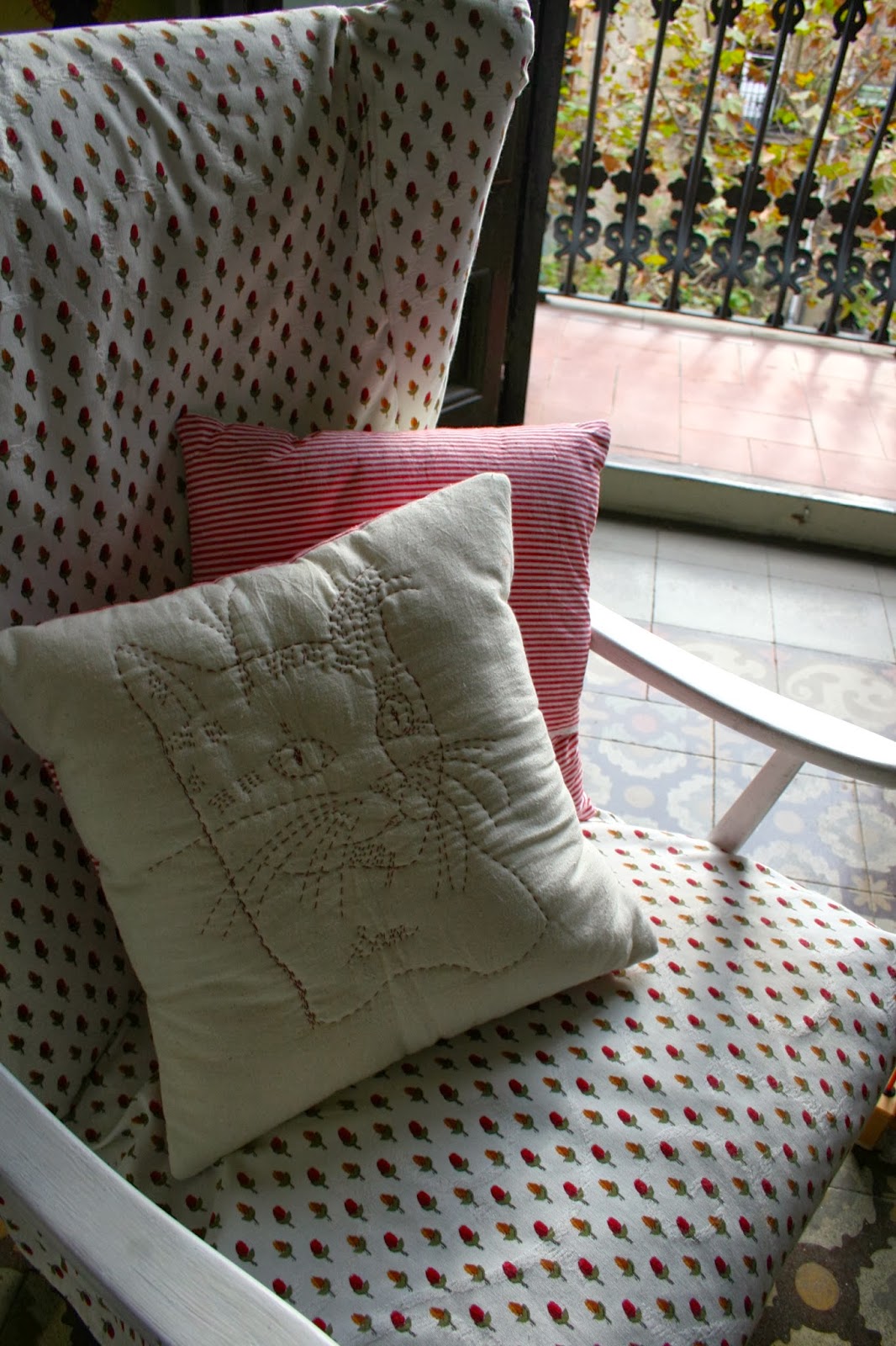 Hand stitched pillows