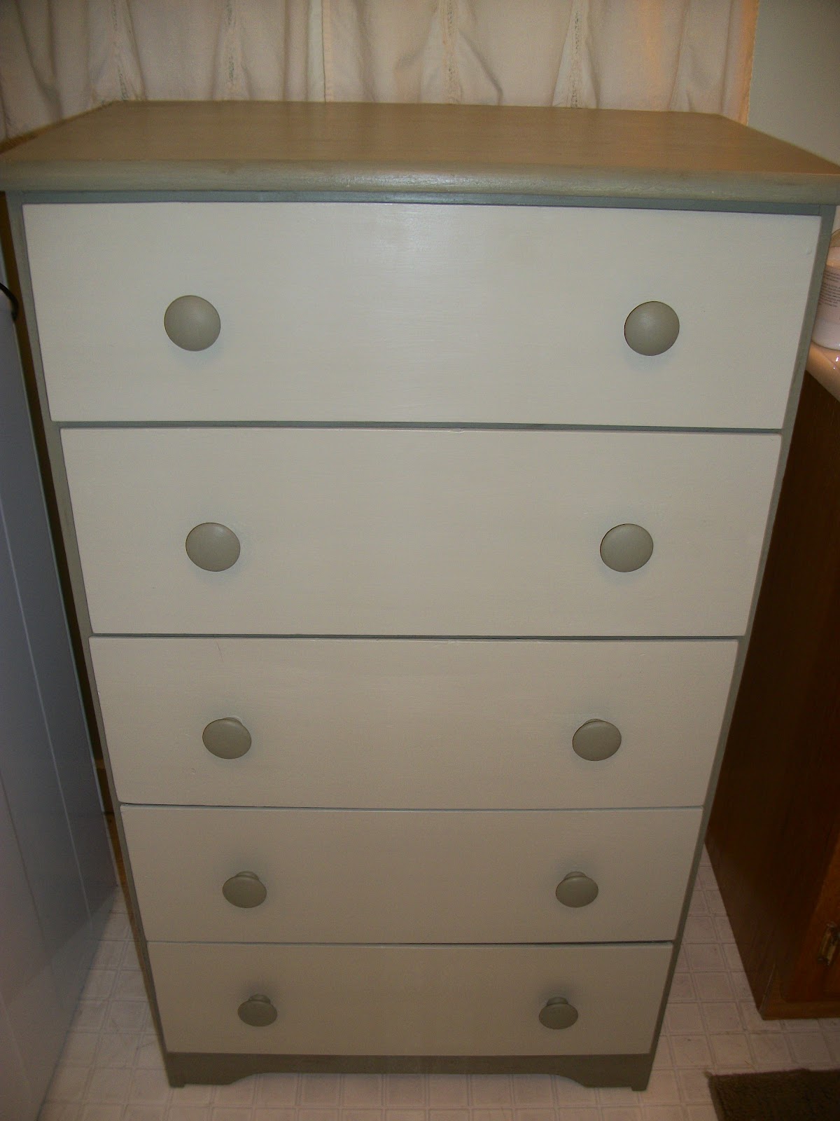 My Happy Place Bathroom dresser