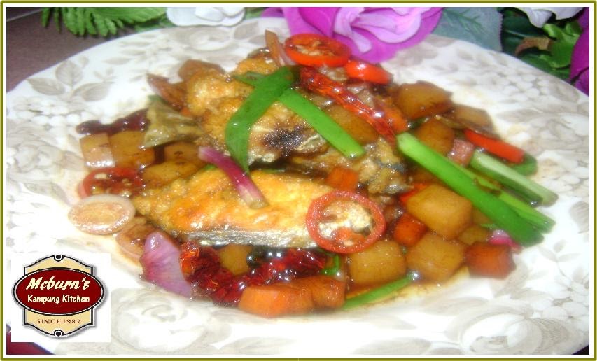 McBurn's/Home_malay Stir Fry Spanish Mackerel & Vege /Tenggiri Goreng & Sayur