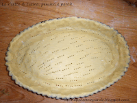 Crostata con ripieno di succo di arancia