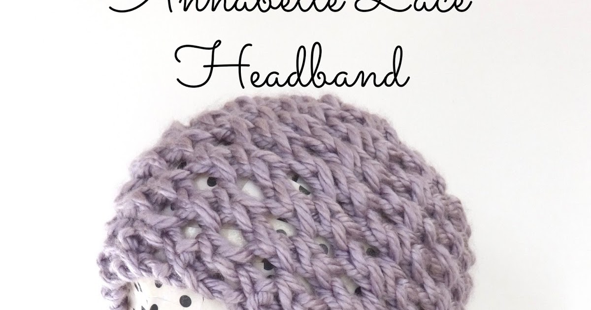 Fiber Flux: Free Knitting Pattern: Annabelle Lace Headband!