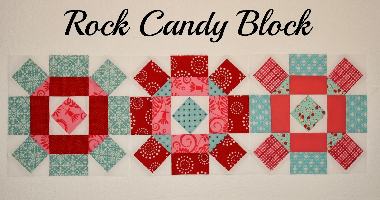 Emerald Coast Modern Quilt Guild April 2014 Block Lottery Rock Candy