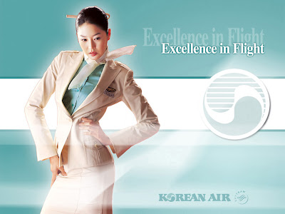 Cabin Crew Photos: Excellence In Flight: Korean Air Stewardess Wall Paper
