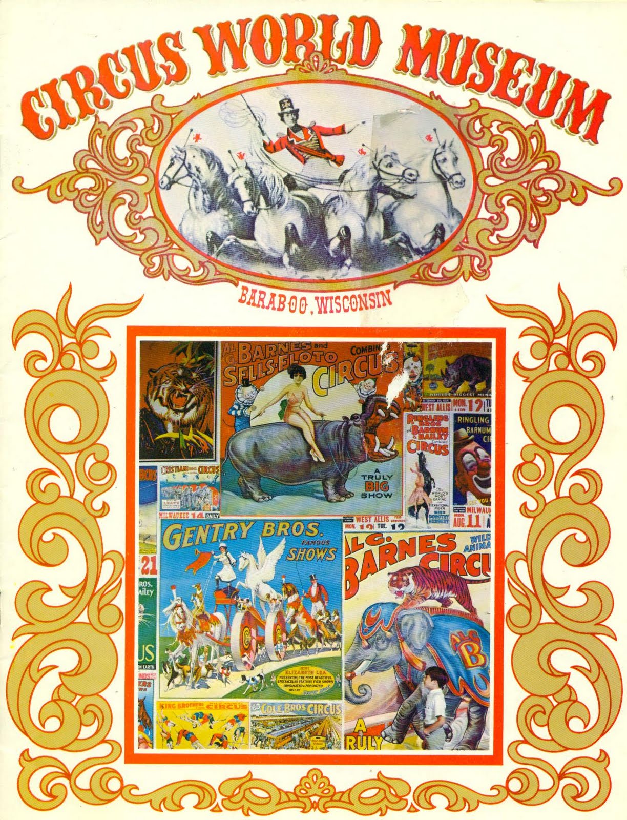 THE CARNIVAL OF WEIRD! 1971 CIRCUS WORLD MUSEUM SOUVENIR BOOK