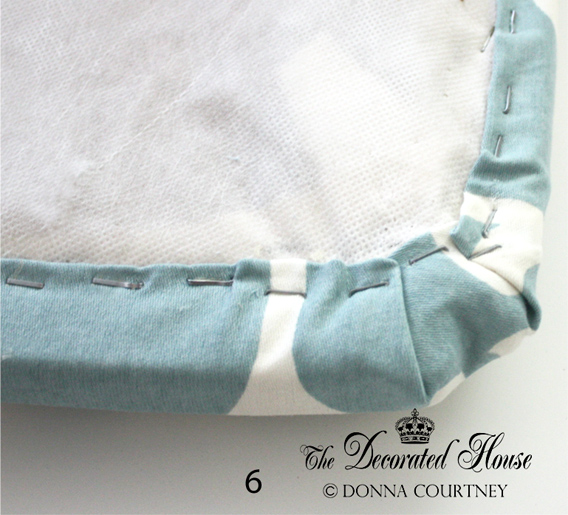 The Decorated House How To Upholster a Simple Chair Seat Cushion