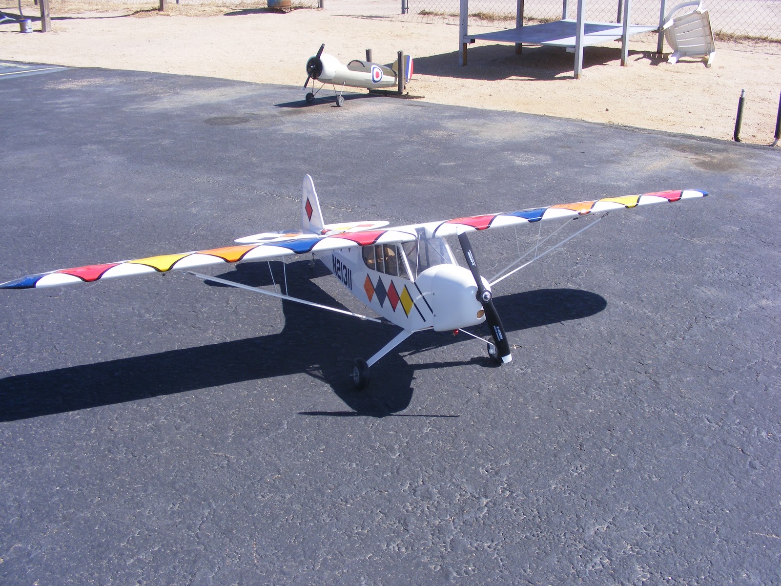 J 3 CubFun with covering Model Airplane News