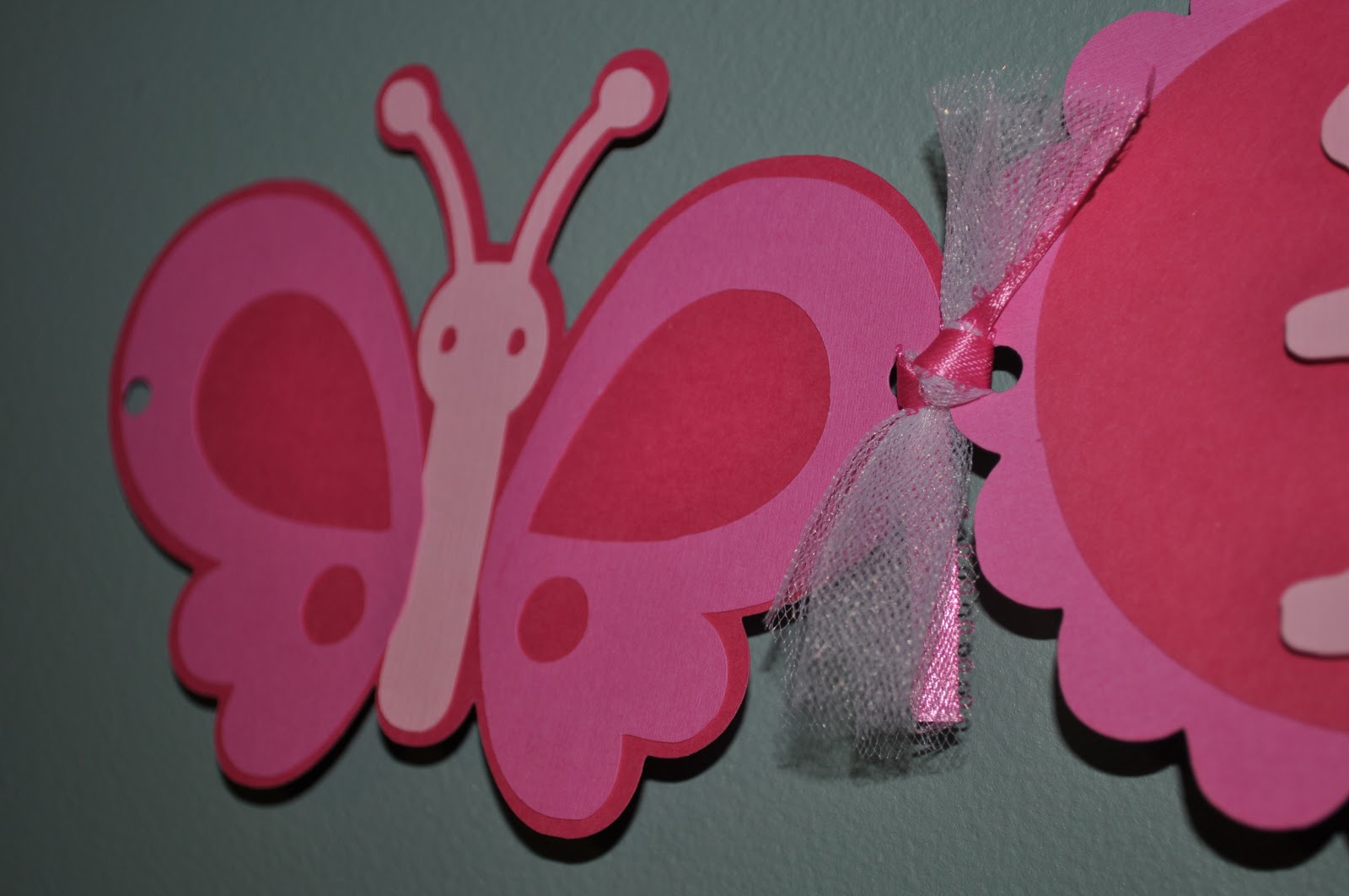 R + R Creations Butterfly Baby Shower Banner