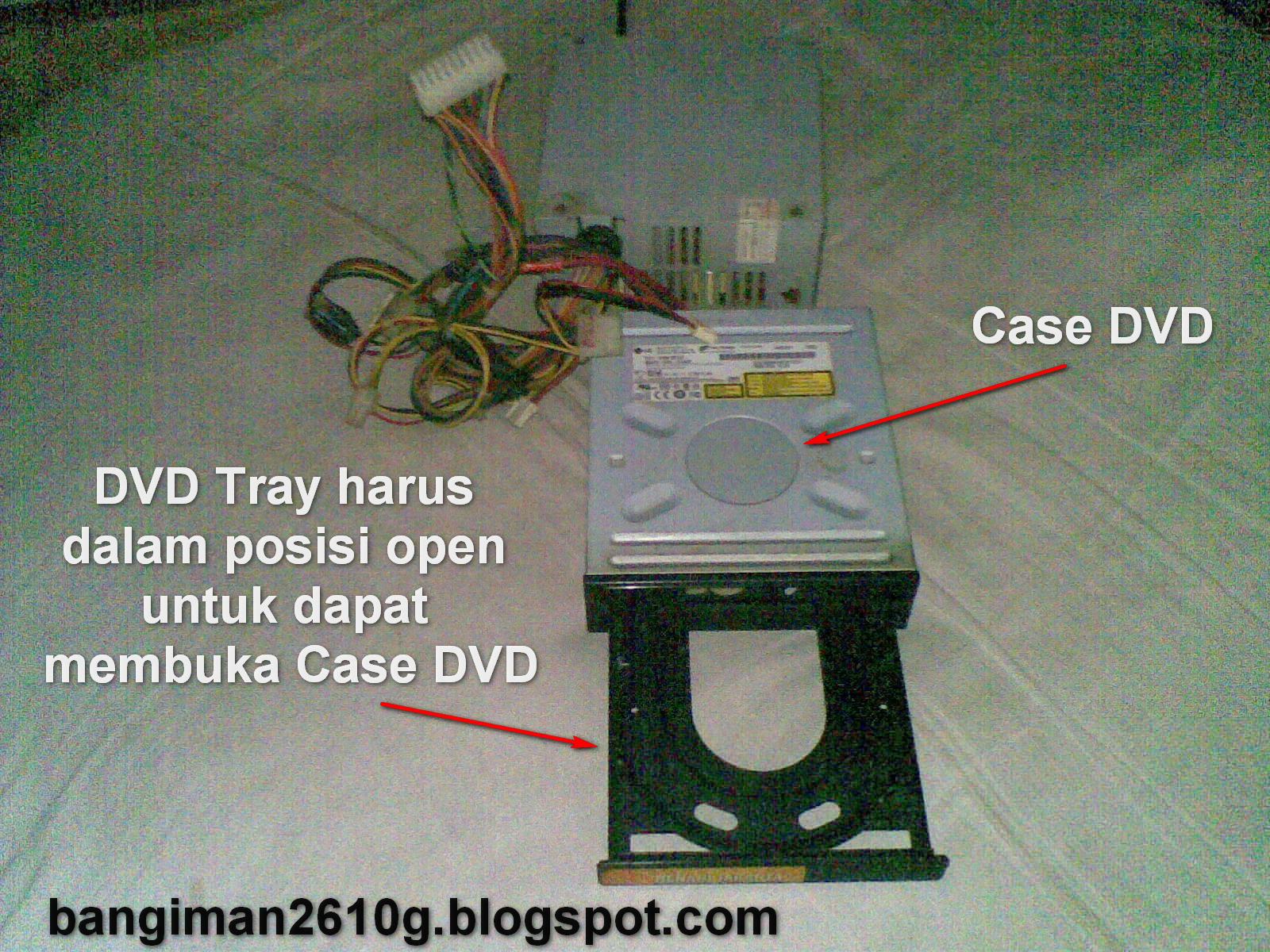 CARA MEMPERBAIKI DVD DRIVE YANG TIDAK BISA MEMBACA DVD DISK SERVICE
