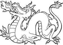 Dragones para colorear