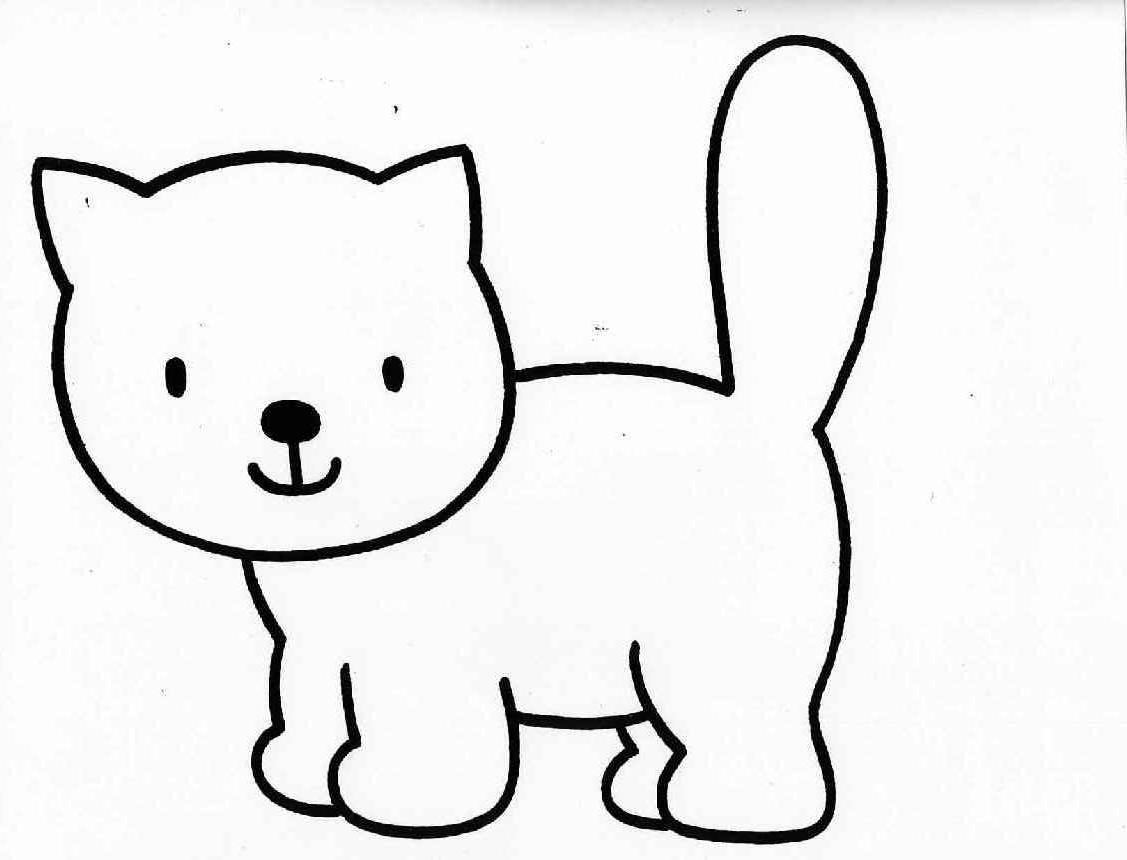 imagens de gatinhos para colorir desenhos para pintar e imprimir