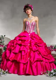 Fushia Quinceanera Dress