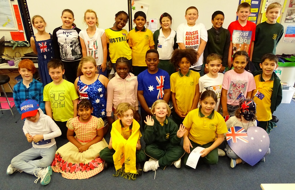 Aussie Day Class Photo