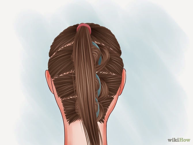 Simple Hairstyle For School Layered Ponytail