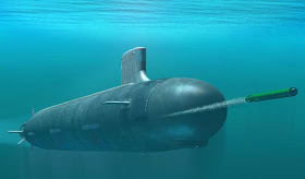 Ilustrasi kapal selam Kelas Virginia