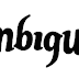 Blog - Ambiguity