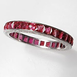 Art Deco Eternity Band