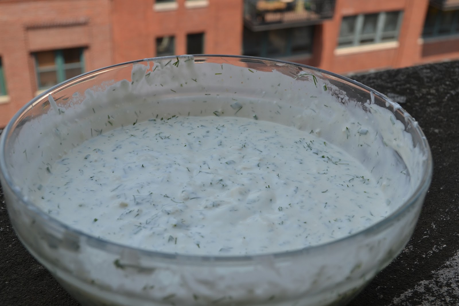 Hardly Housewives Dill and Chive Blue Cheese Dressing