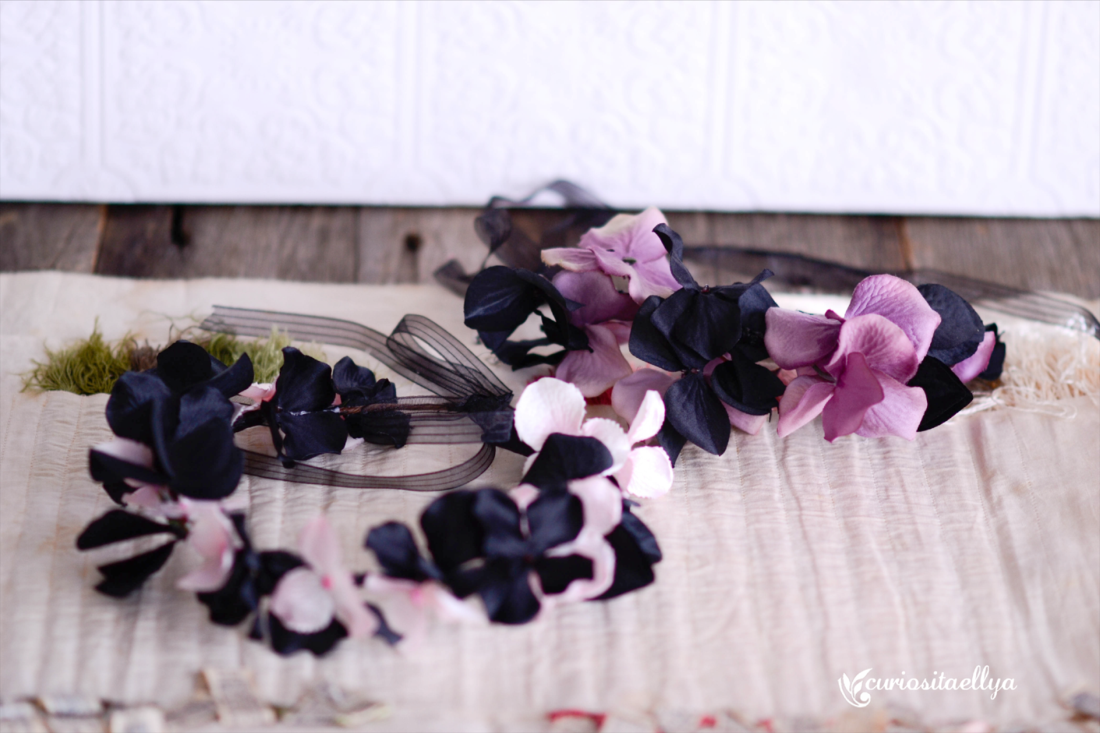 Curiositaellya Silk Flower Crowns {DIY}