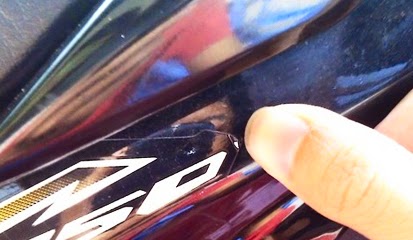Cara Melepas Stiker atau Striping Pada Sepeda Motor Cara Melepas Stiker atau Striping Pada Sepeda Motor