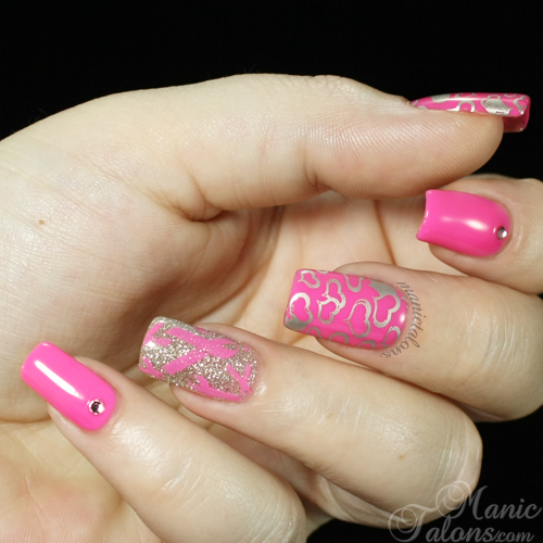 Breast Cancer Awareness Manicure
