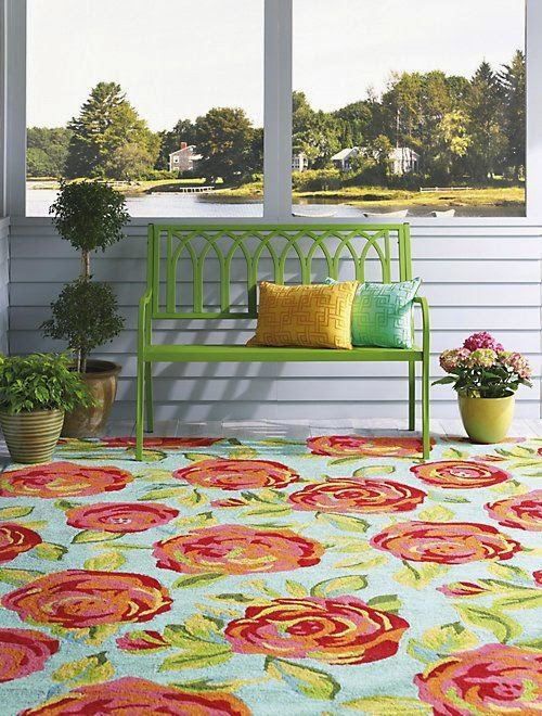 Eye For Design Decorating With Bold Floral Rugs