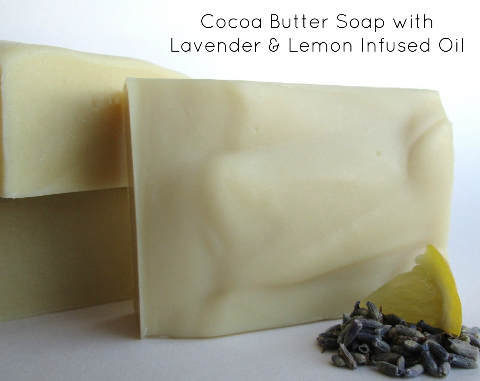 Oil & Butter Cocoa Butter Soap with Lavender & Lemon Infused Oil