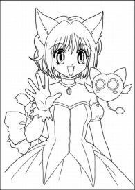 Anime Christmas Coloring Pages
