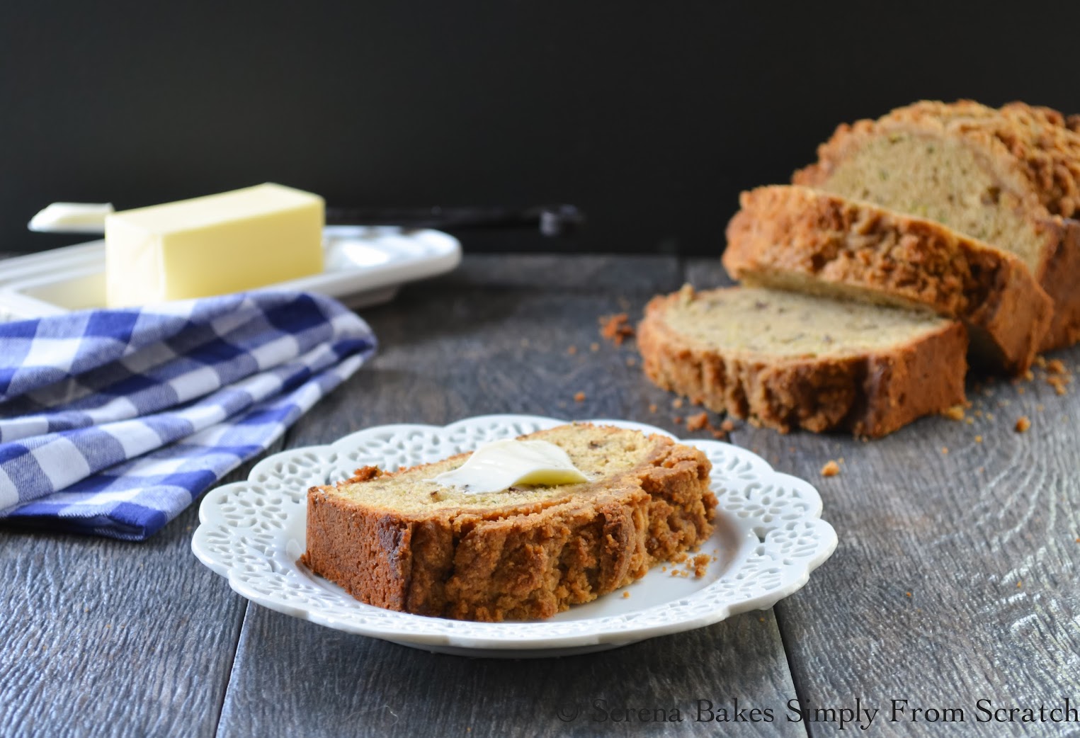 Zucchini Bread With Brown Sugar Crumb Serena Bakes Simply From Scratch