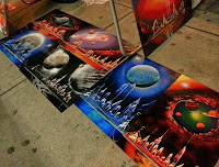 Spray Paint Space Art