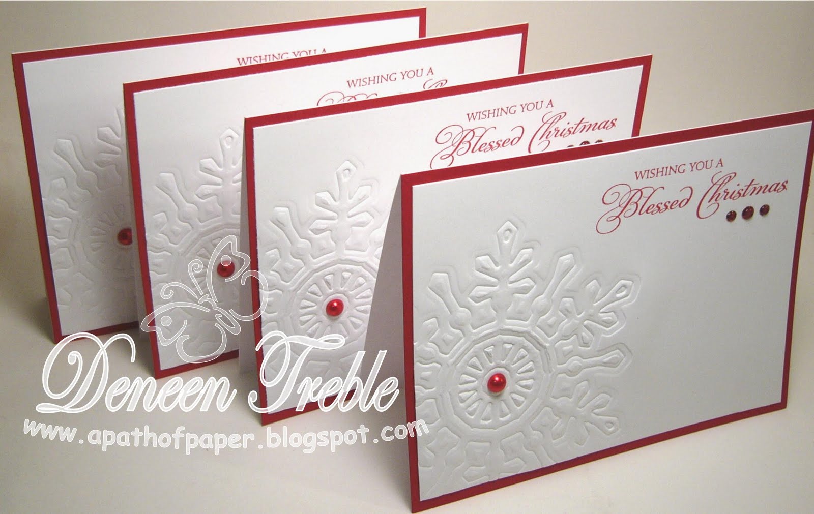 A Path of Paper Super Quick Christmas Cards