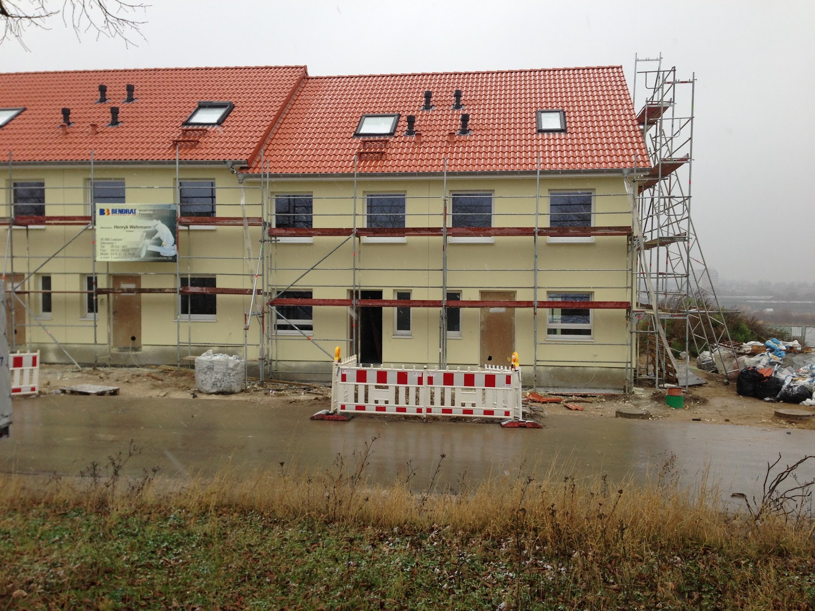 Bau Eines Reihenendhauses Im Dribusch 2012