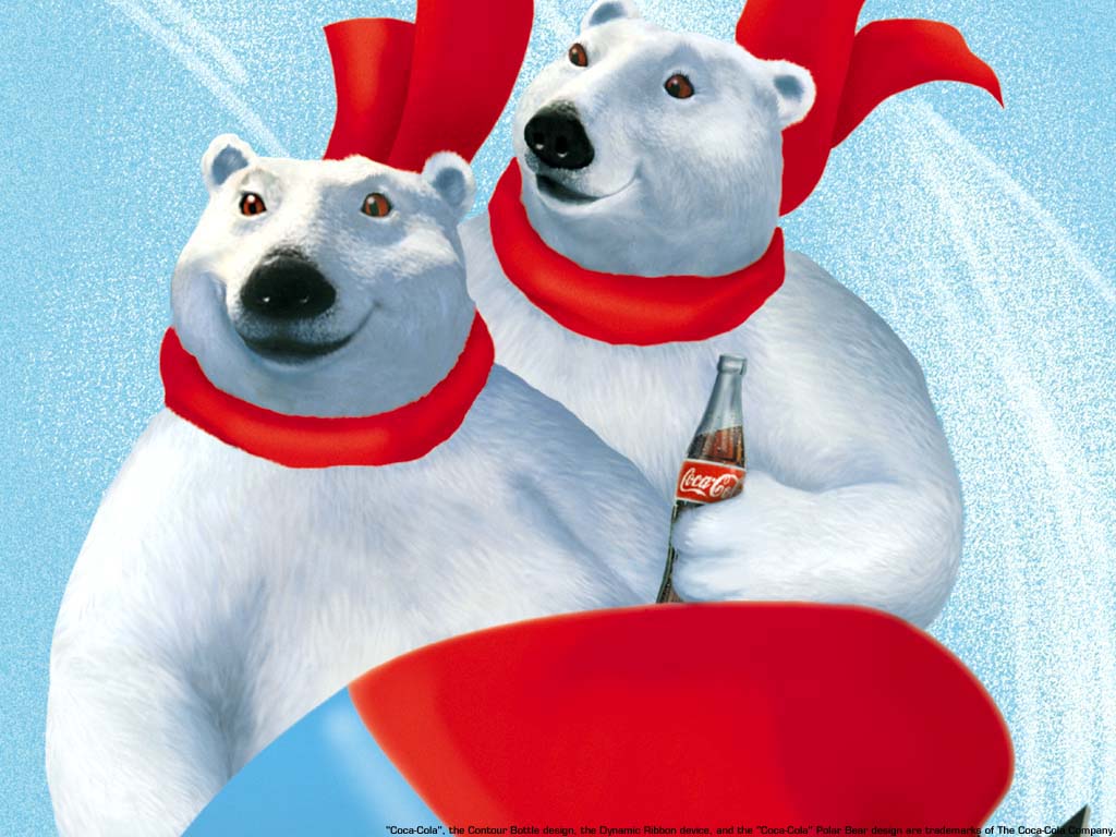 Pictures Blog: Coca Cola Polar Bear Wallpaper
